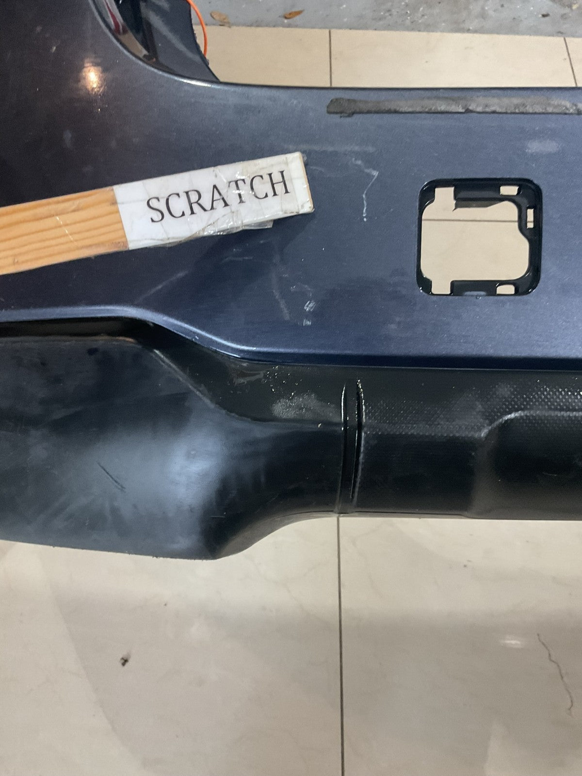 Rear Bumper Cover Blue 2015 - 2017 Subaru Outback 57704aal11b OEM