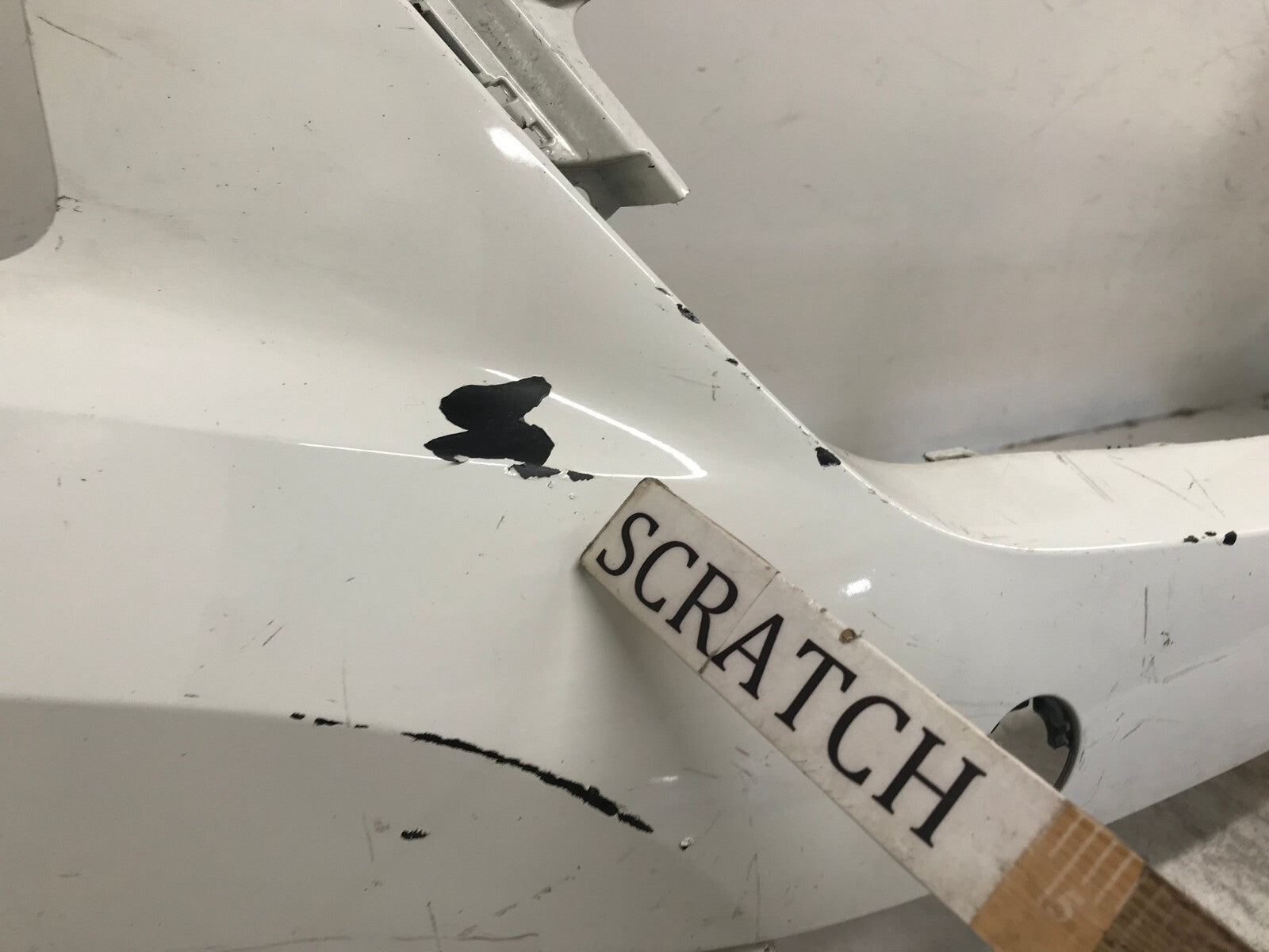 Front Upper Bumper Cover White 2021-2022 Kia Seltos 86511-Q5300 OEM