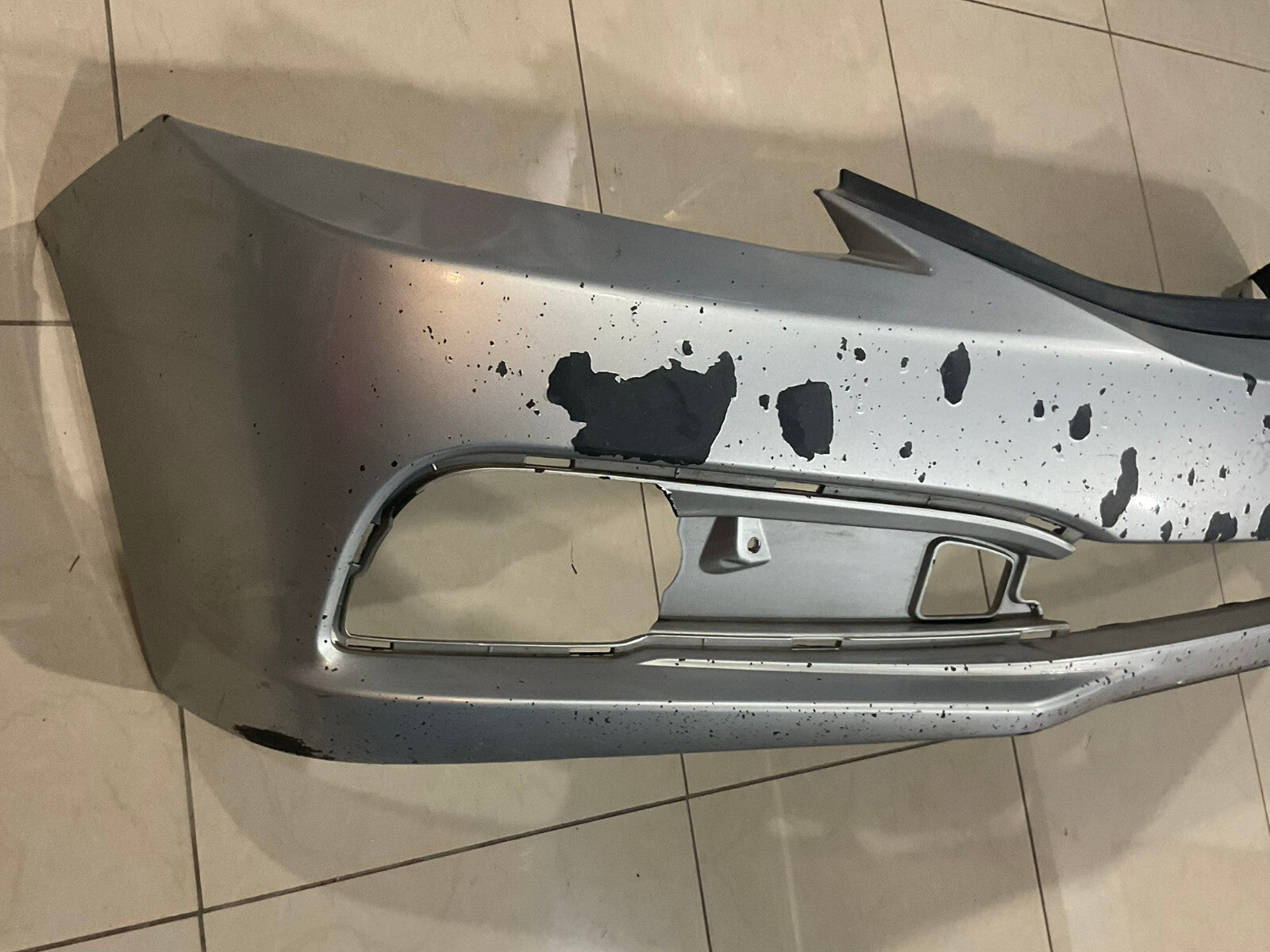 Front Bumper Cover Silver 2013-2015 Honda Civic EX EX-L LX Si Sedan CAPA