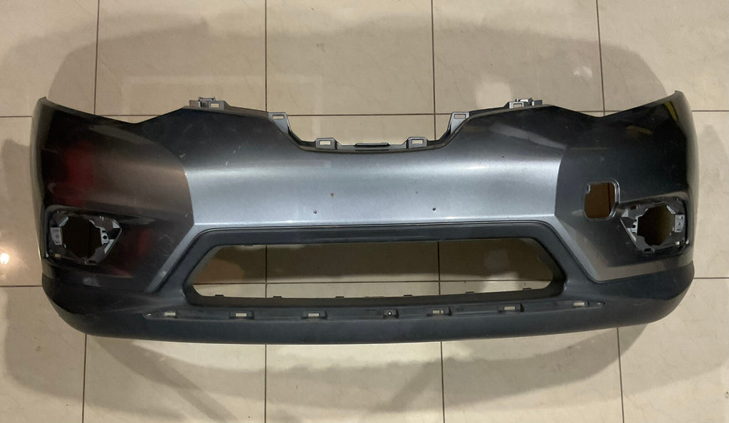 Front Bumper Cover Grey 14-16 Nissan Rouge S SL SV Hybrid 62022-6FK0H OEM