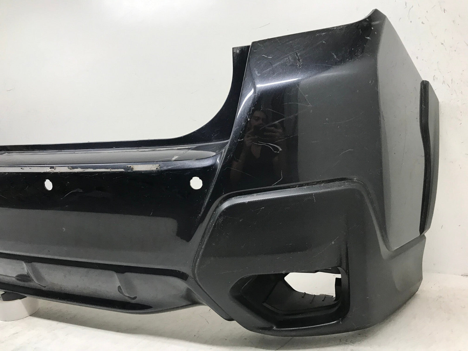 Rear Bumper Cover Subaru CrossTrek w/Sensor Holes 2018 2019 57704FL250 OEM7