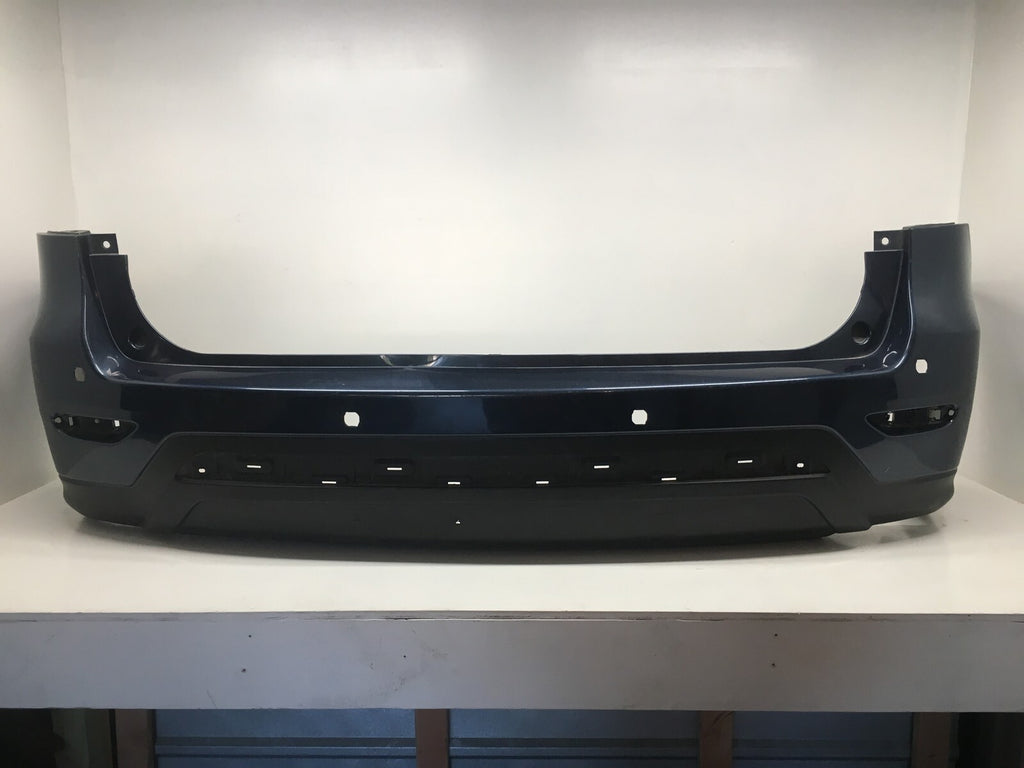 Rear Bumper Cover Nissan Pathfinder Platinum/SV Hybrid w/o Sens Holes 13-16 OEM