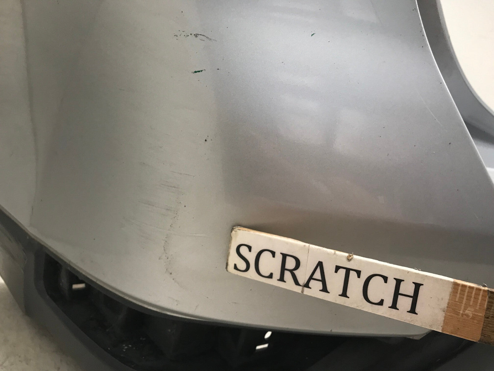 Rear Bumper Cover Silver 2017-2018 Nissan Rogue S/SL/SV/Hybrid 85022-6FL0H OEM
