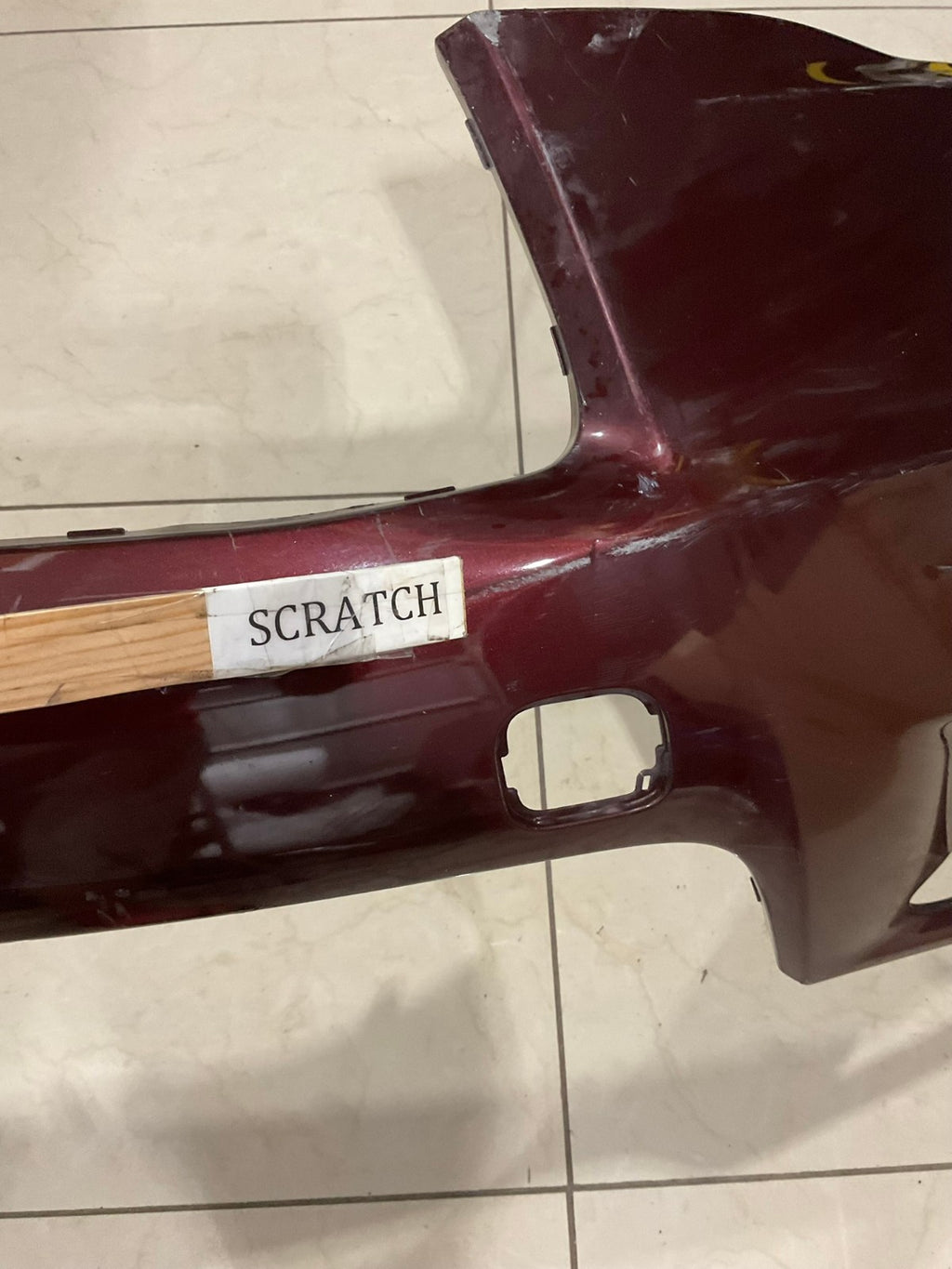 Front Bumper Cover Red 14-2016 Toyota Highlander XLE Limited 52119 0e240 OEM