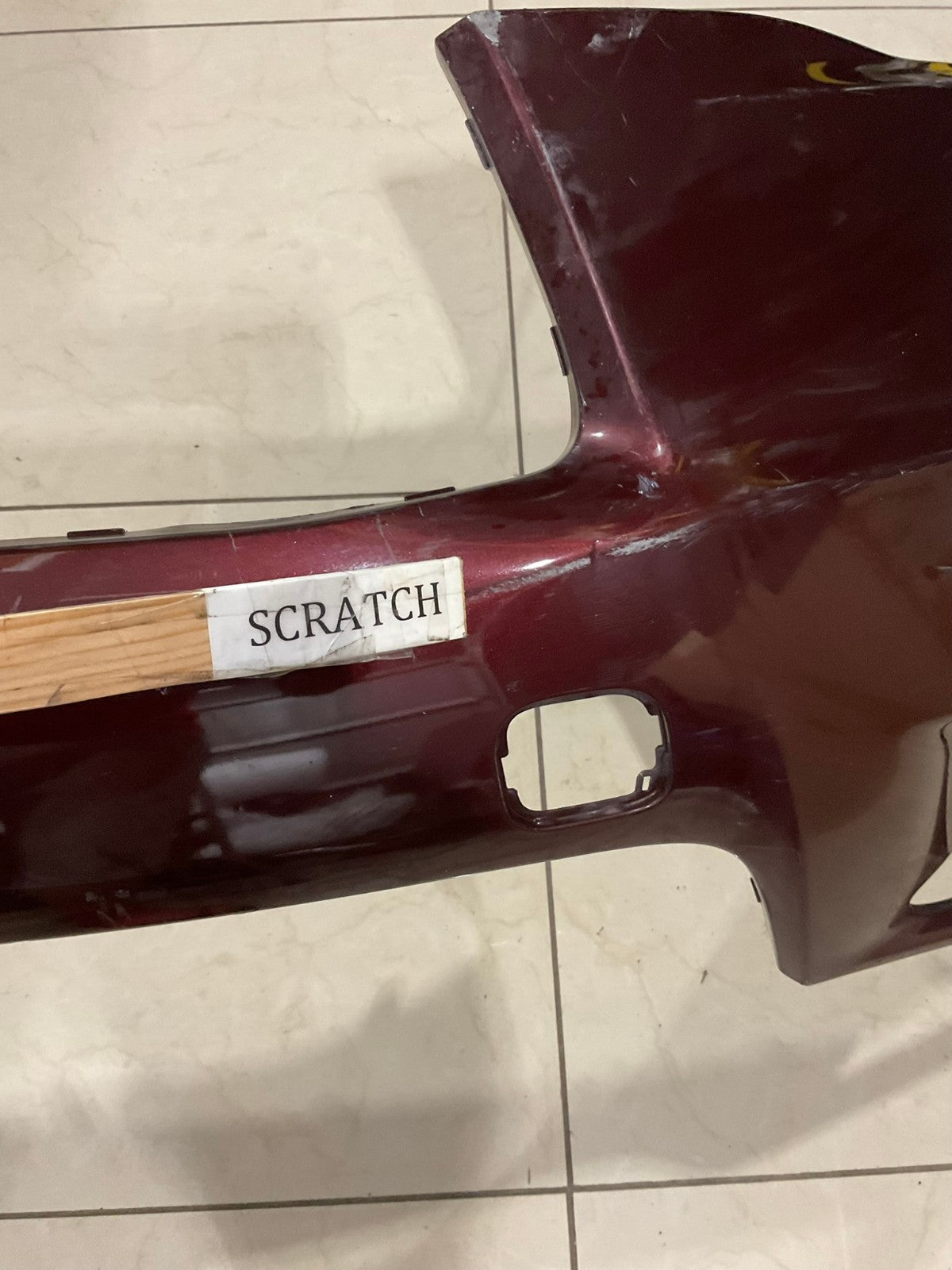 Front Bumper Cover Red 14-2016 Toyota Highlander XLE Limited 52119 0e240 OEM