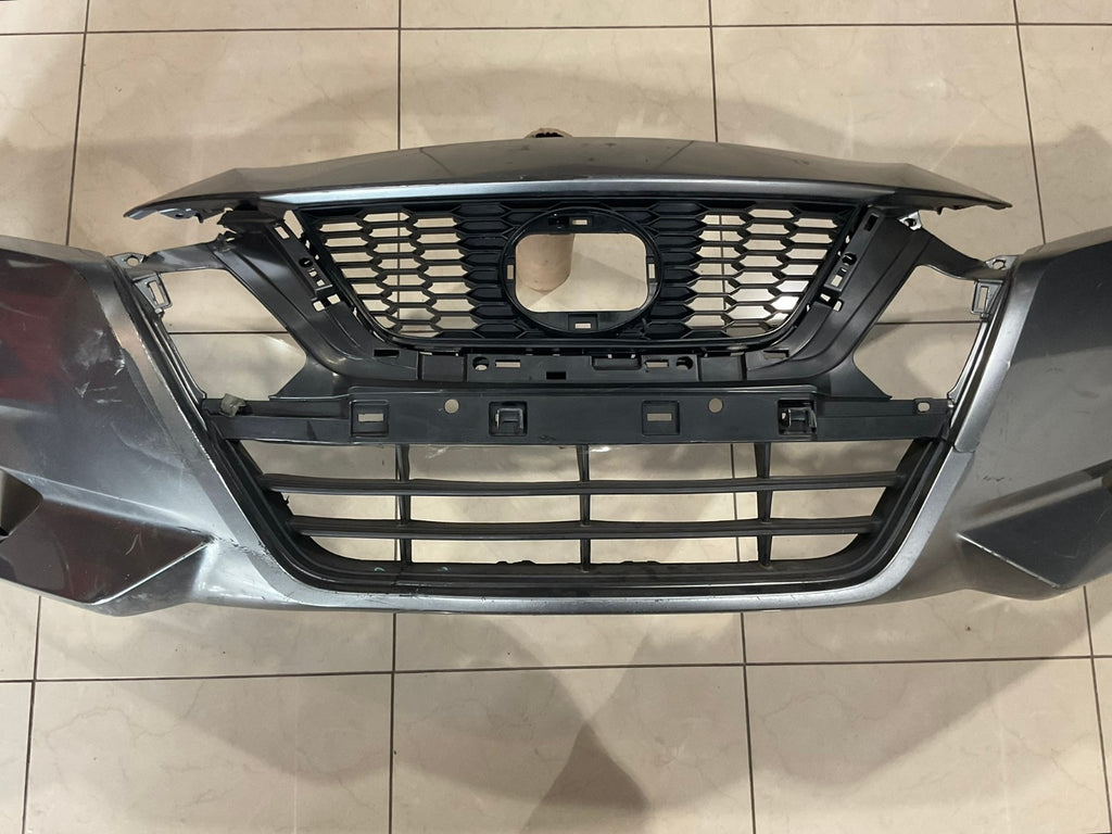 Front Bumper Cover Grey 2020-2021 Nissan Versa 62022+5EE0H OEM