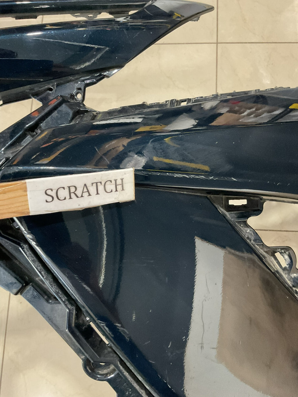 Front Bumper Cover Blue 2021-2023 Toyota Camry SE/XSE/Hybrid SE 52119-06E20 OEM