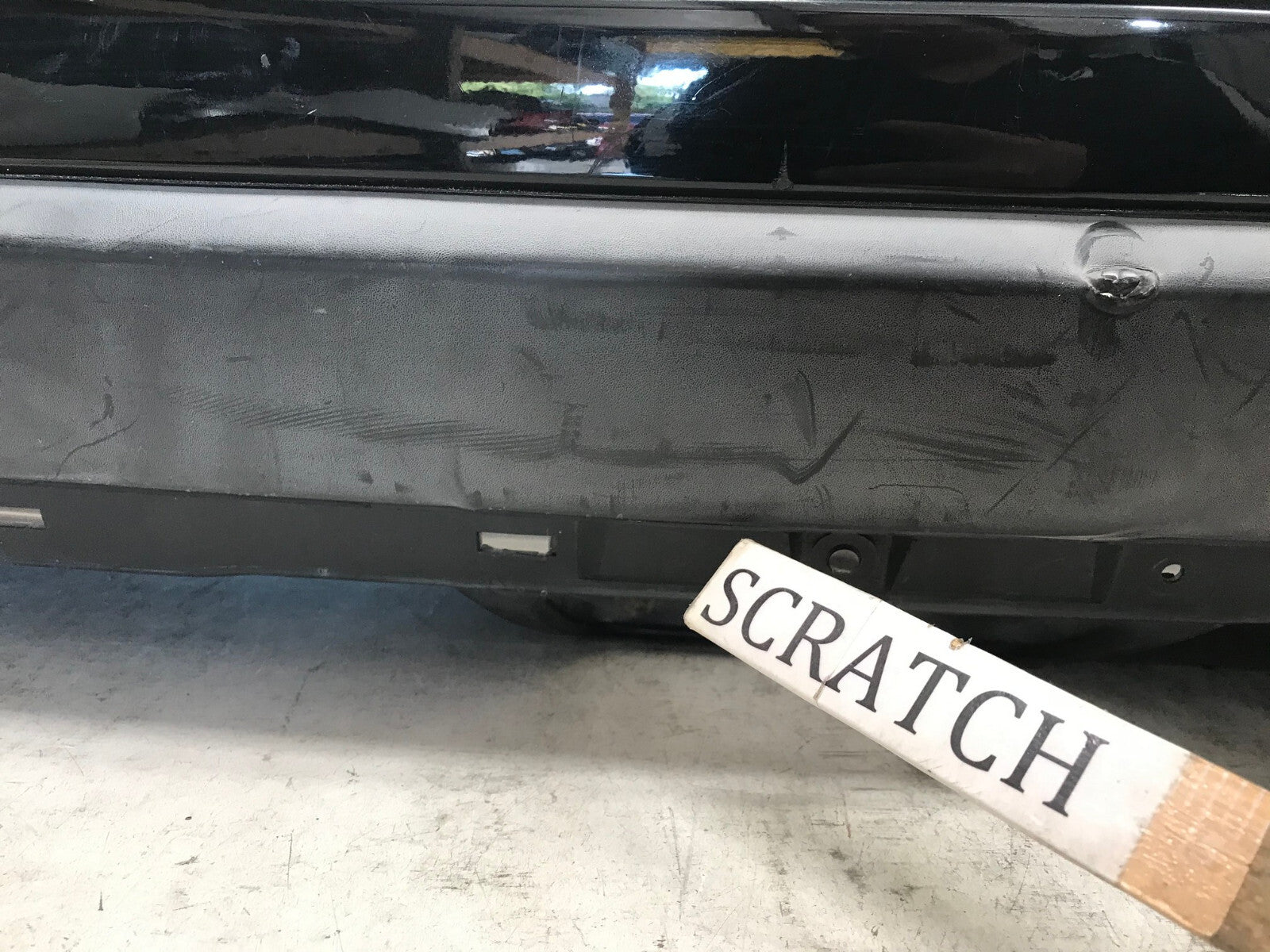 Rear Bumper Cover Black 2017-2018 Nissan Rogue S/SL/SV/SV Hybrid 85022-6FR0H OEM