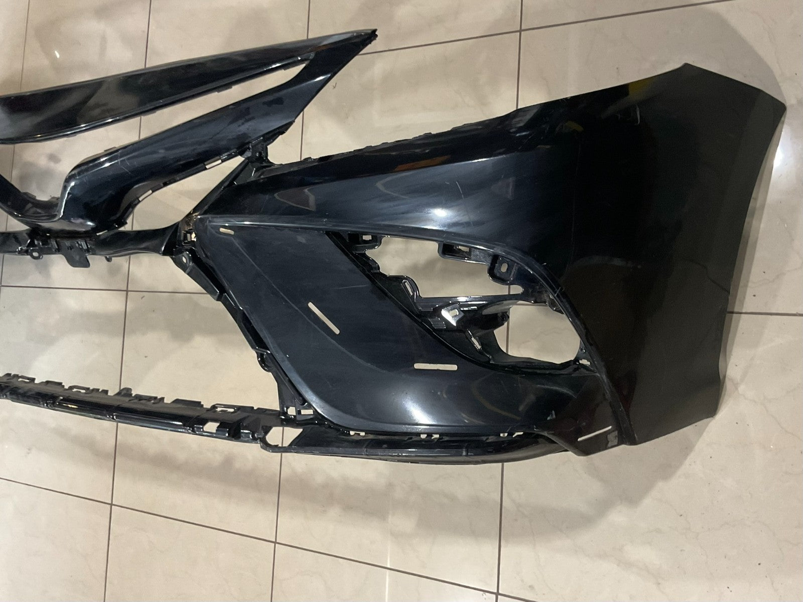 Front Bumper Cover Black Toyota Camry 2018 2019 2020 CAPA