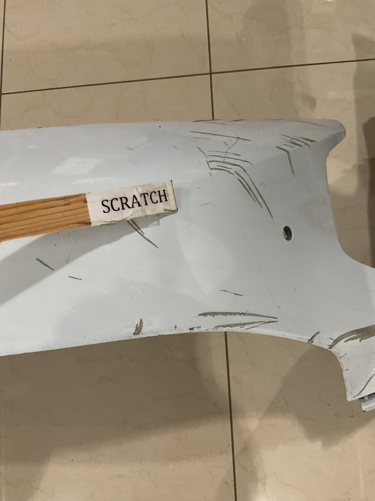 Front Bumper Cover White Porsche Taycan 2020 2021 2022 9J1+807+221 OEM