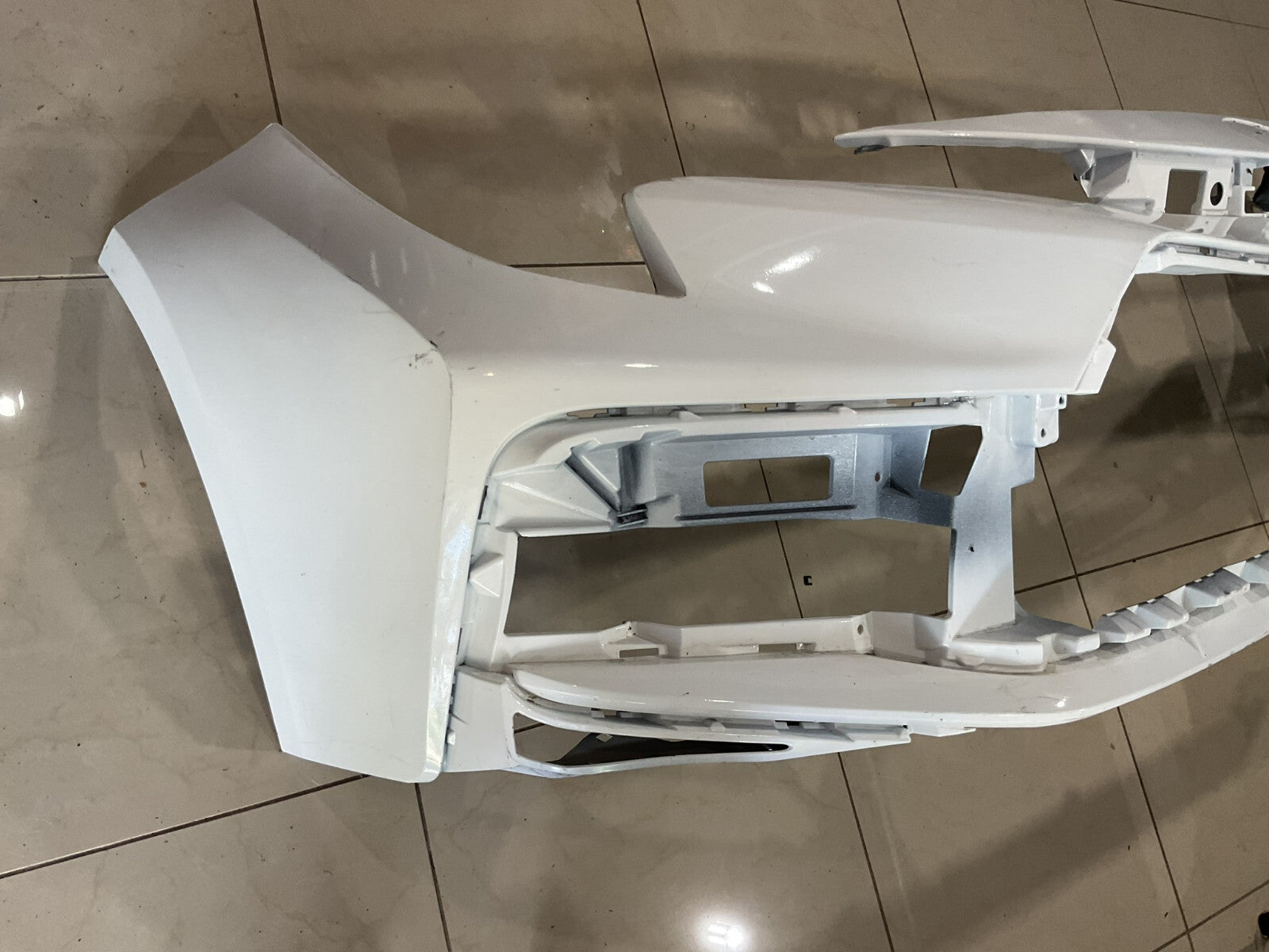 Front Bumper Cover White 2020-2023 Toyota Corolla CAPA