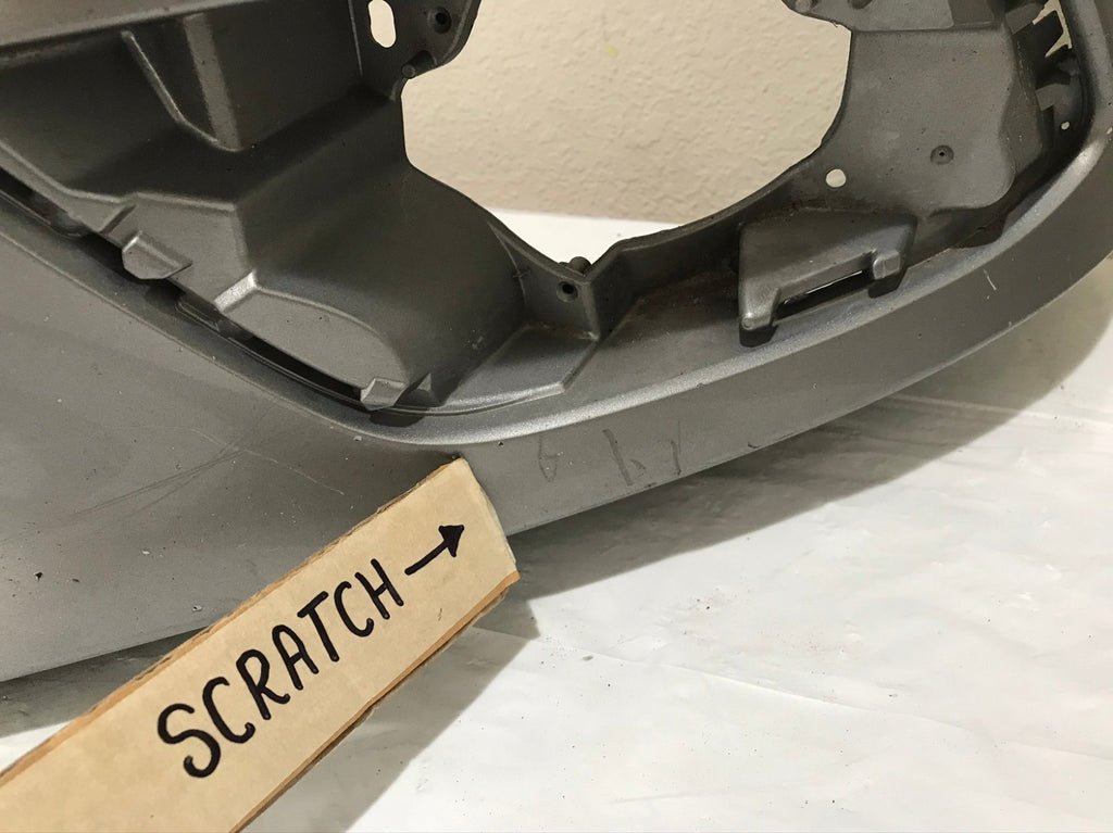 Front Bumper Cover Silver 2014 2015 2016 Mazda 3 Sedan CAPA