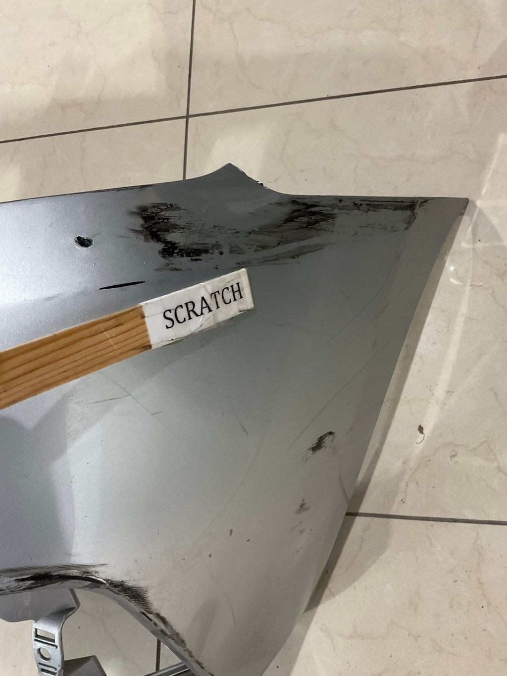 Rear Bumper Cover Silver 2016-2018 Nissan Sentra S/SL/SV/FE-S/SR 62022+3YU0H OEM