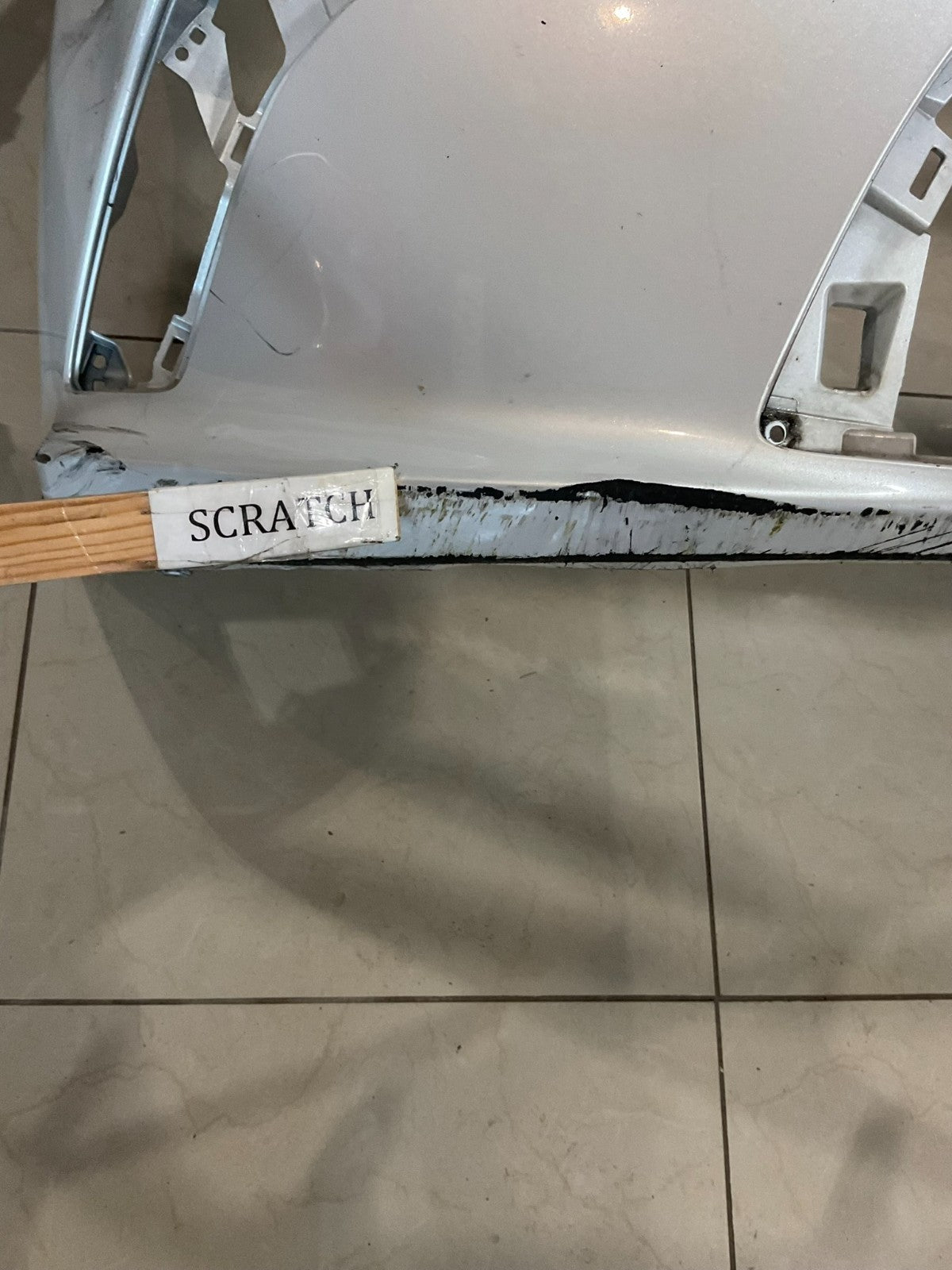 Front Bumper Cover White 2019 2020 Lexus ES350 Base Model 52119+06j00 OEM