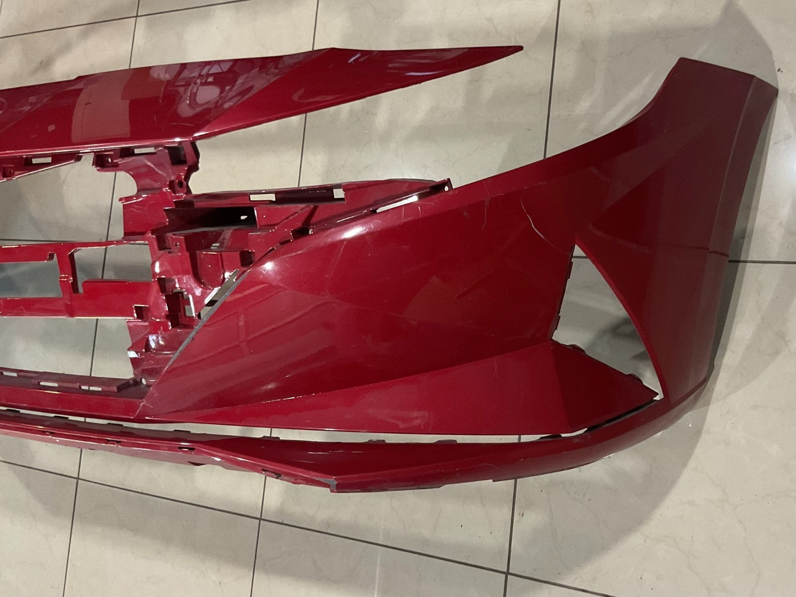 Front Bumper Cover Red Hyundai Elantra 2021-2023 CAPA