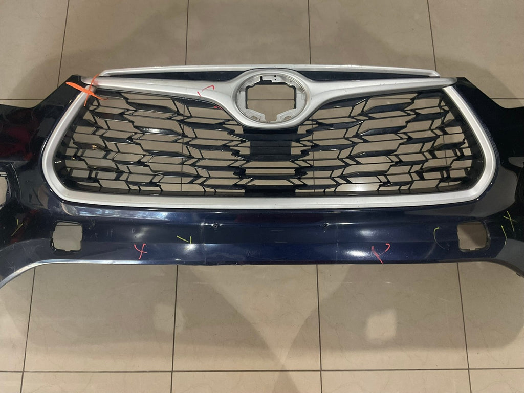 Front Bumper Cover Blue 2020 2023 Toyota Highlander 52119+0e410 OEM