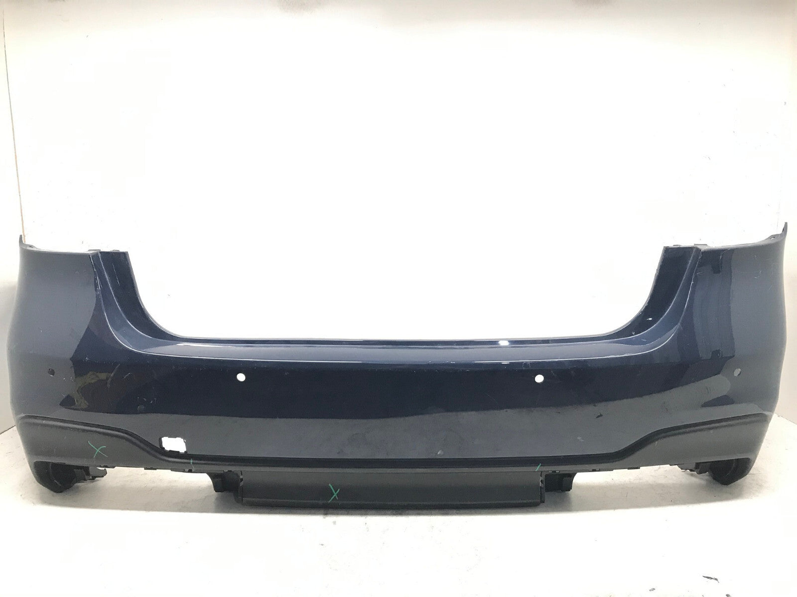Rear Bumper Cover Blue 2020-2021 Subaru Legacy Base/XT/Sport w/Sensor Holes OEM