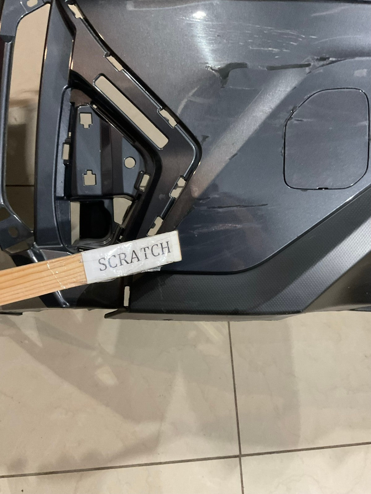Rear Bumper Cover Grey 2024 Subaru Crosstrek 57704FN601 OEM