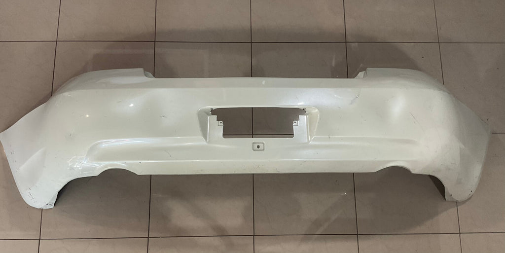Rear Bumper Cover White 2008 Infiniti V35 G35X CAPA