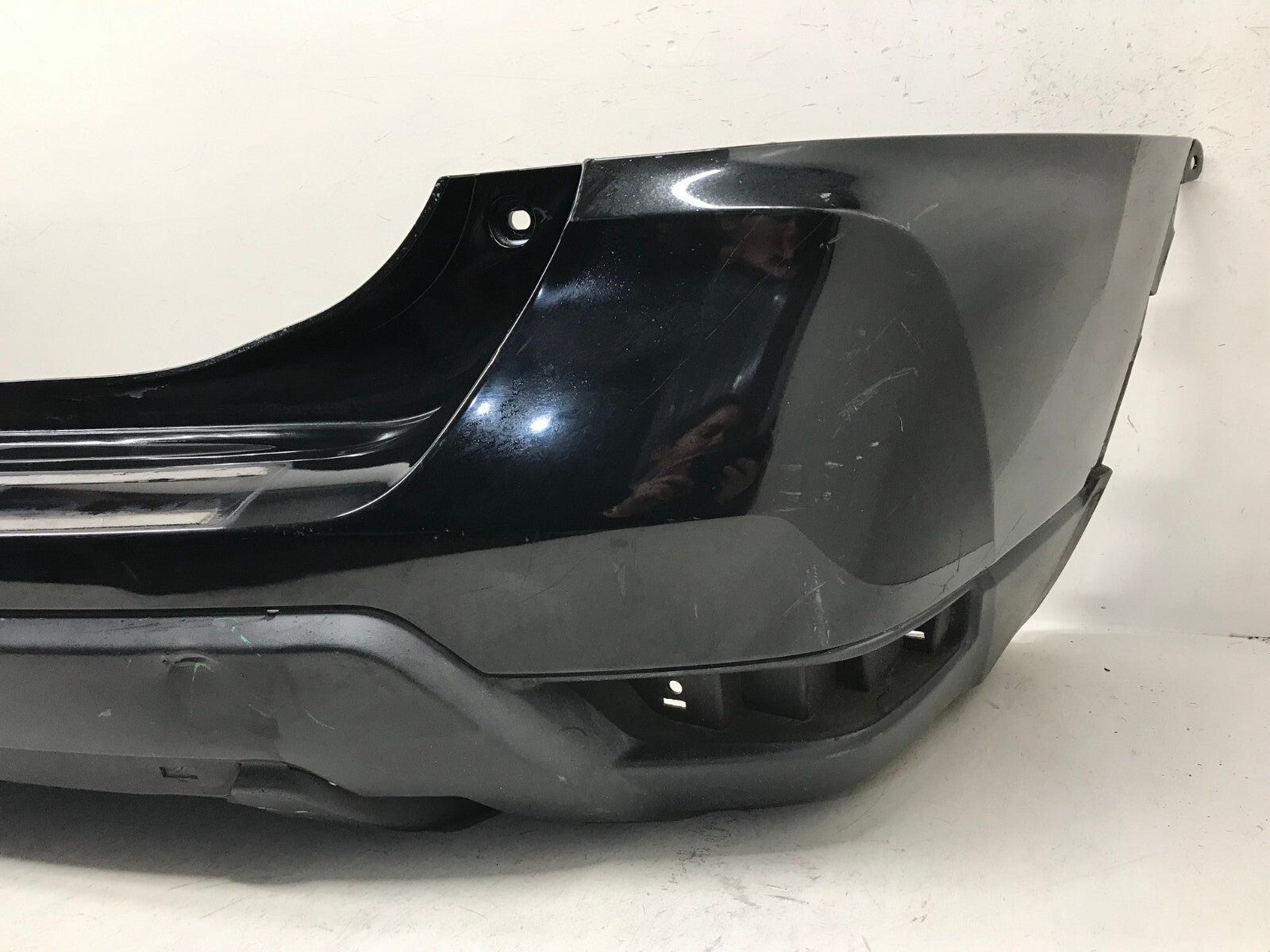 Rear Bumper Cover Black Nissan Rogue S SL SV Hybrid 17 18 85022-6FL0H OEM