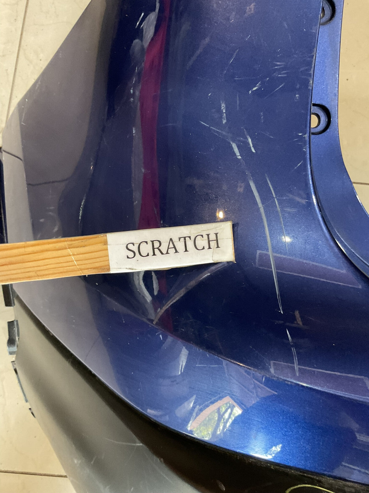 Rear Bumper Cover Blue Nissan Rogue Sport S/SL/SV 2017-2019 85022-6MA0H OEM