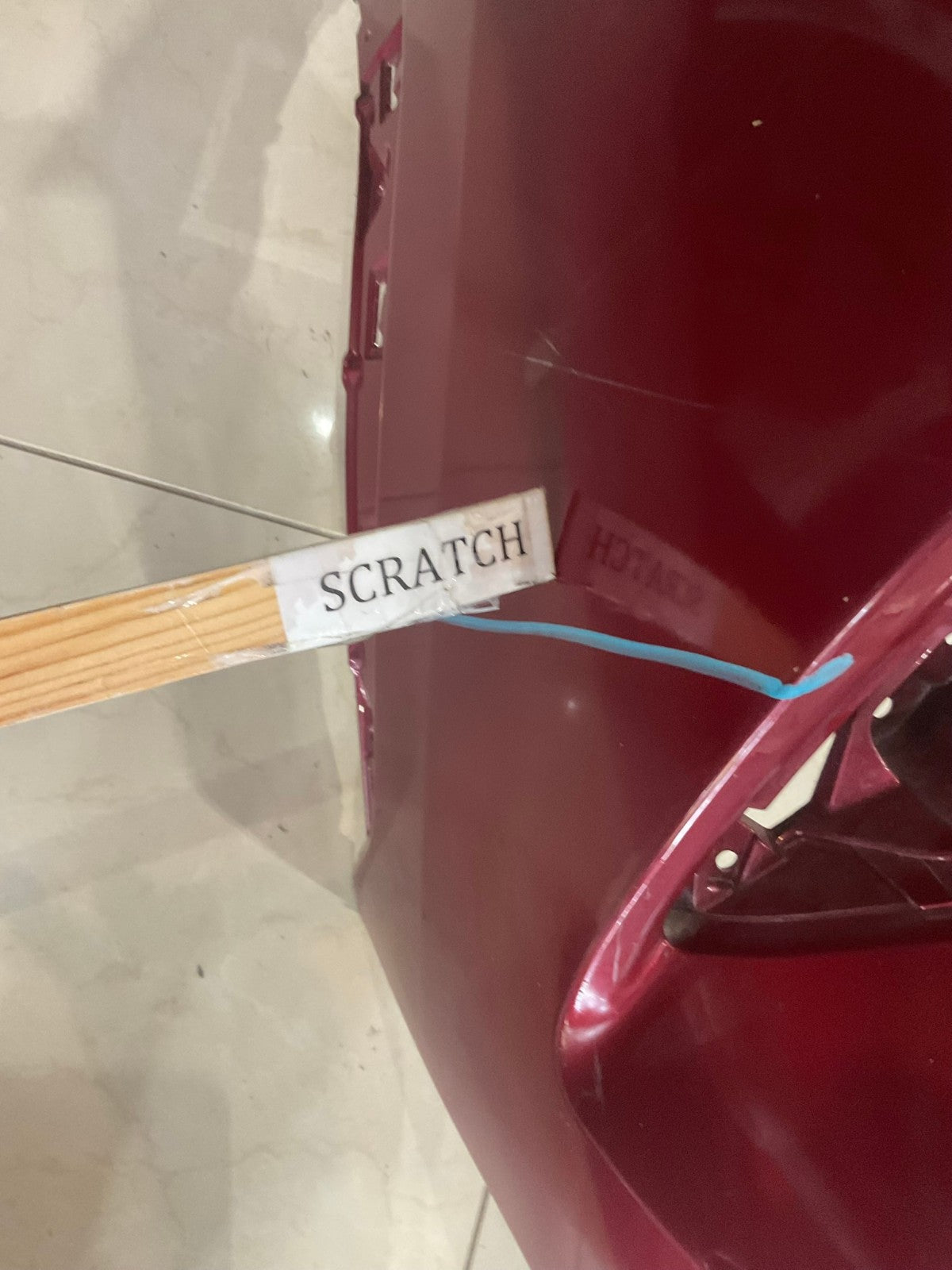 Front Bumper Cover Red 2020 2021 Toyota Highlander 52119+0E420 OEM