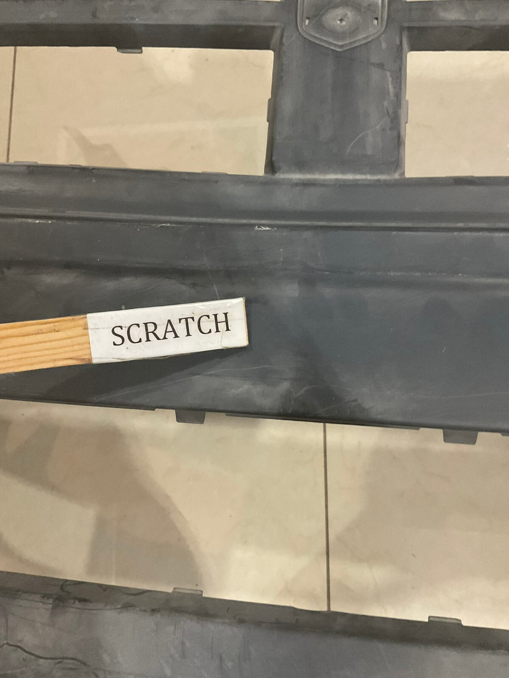 Front Bumper Cover Black Dodge OEM