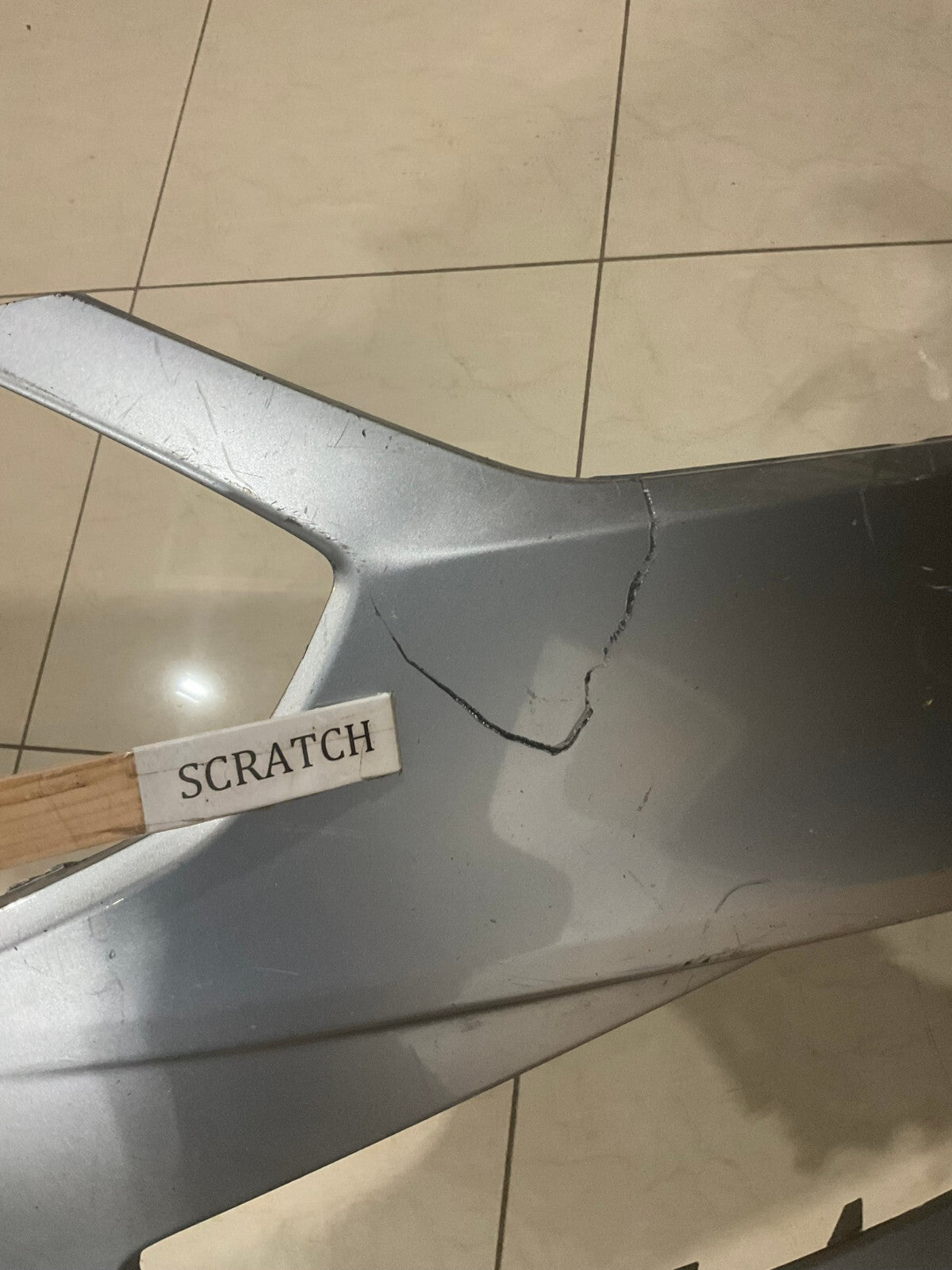 Front Bumper Cover Grey 2019-2021 Ford Edge SE SEL KT4B-17F003 OEM