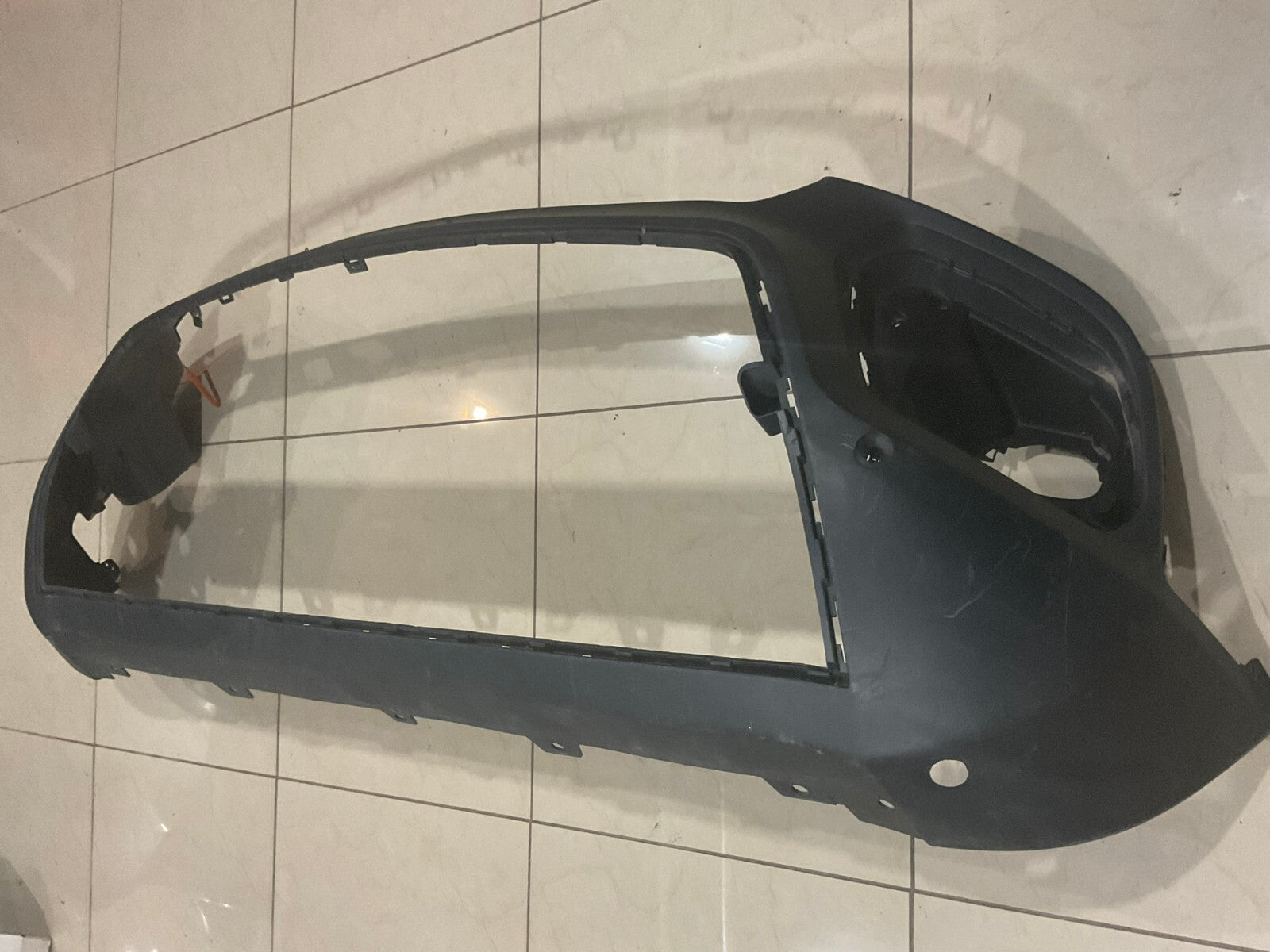 Front Bumper Cover Black Jeep OEM