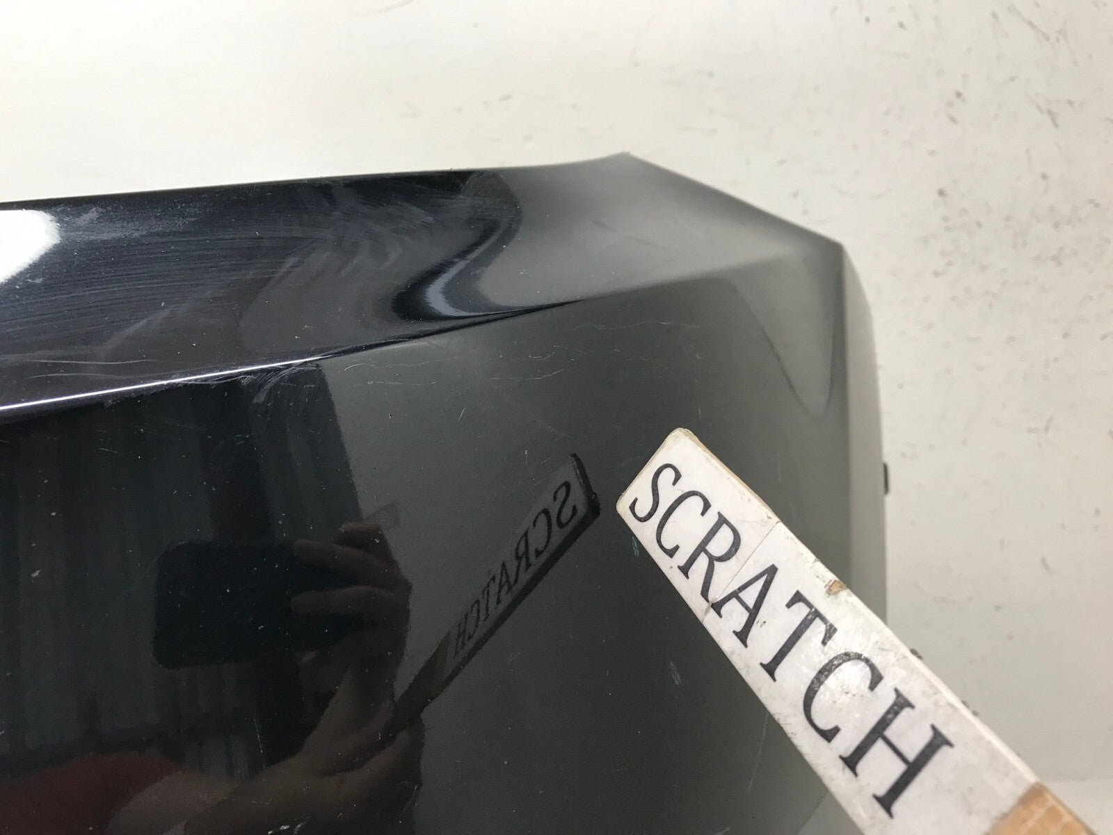 Front Bumper Cover Black 17-2018 Toyota Highlander LE/LE Plus/XLE/SE/Limited OEM