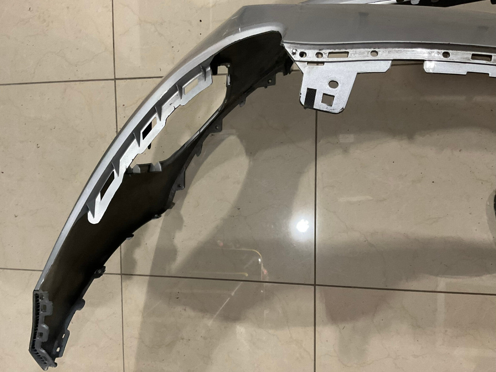 Front Bumper Cover Silver 2017-2019 Kia Sportage CAPA
