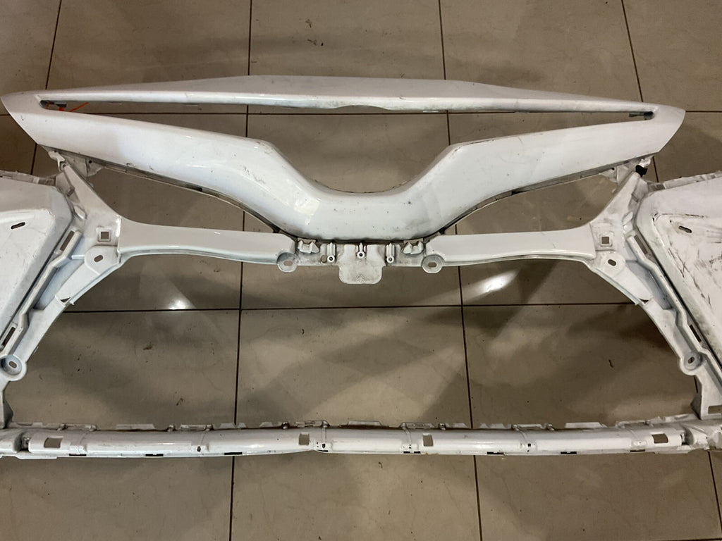 Front Bumper Cover White Toyota Camry SE XSE 2018 2019 52119-06E20 OEM