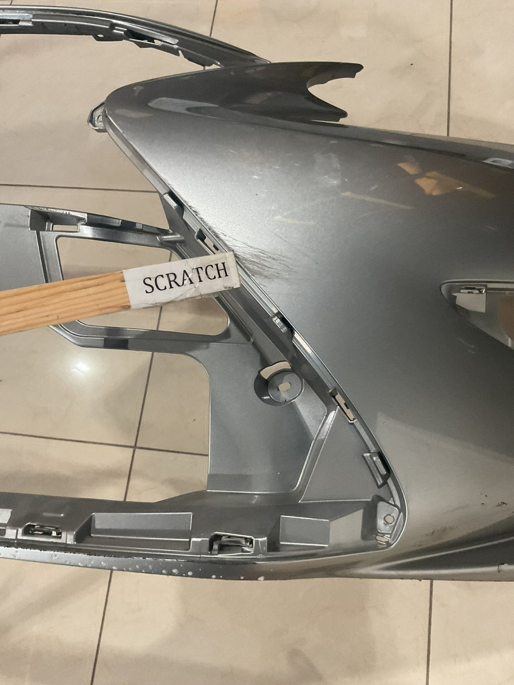 Front Bumper Cover Silver 2016 2017 2018 Lexus ES350 52119+06d20 OEM