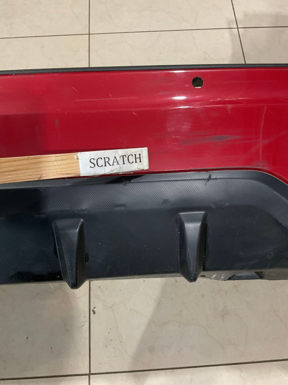 Rear Bumper Cover Red 2024 2025 Subaru Crosstrek 57704nfn62b OEM
