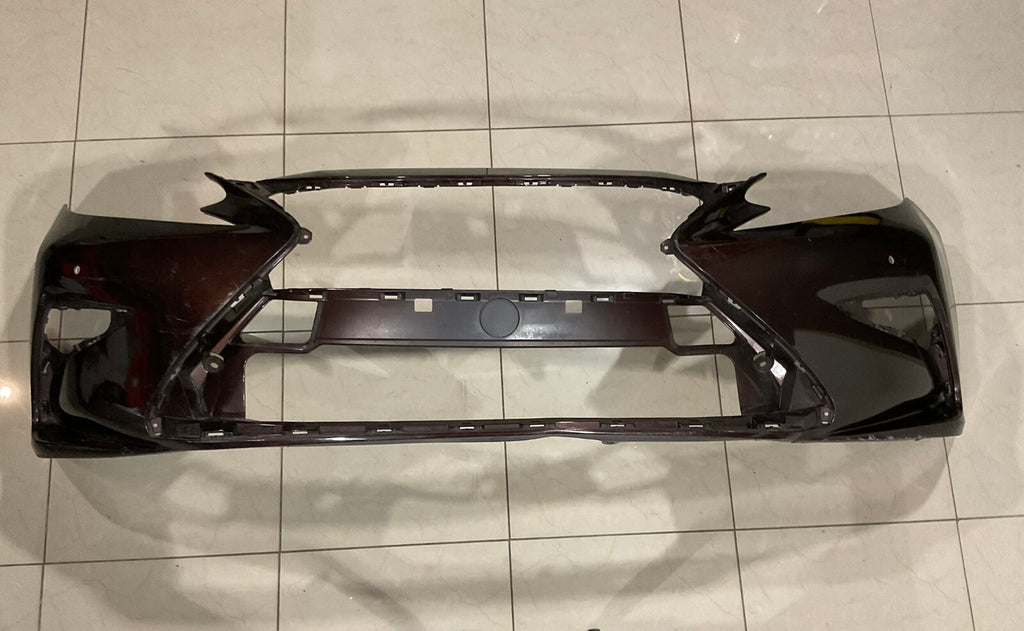 Front Bumper Cover Dark Brown 2016-2018 Lexus ES350/ES300h Base 52119+06D20 OEM
