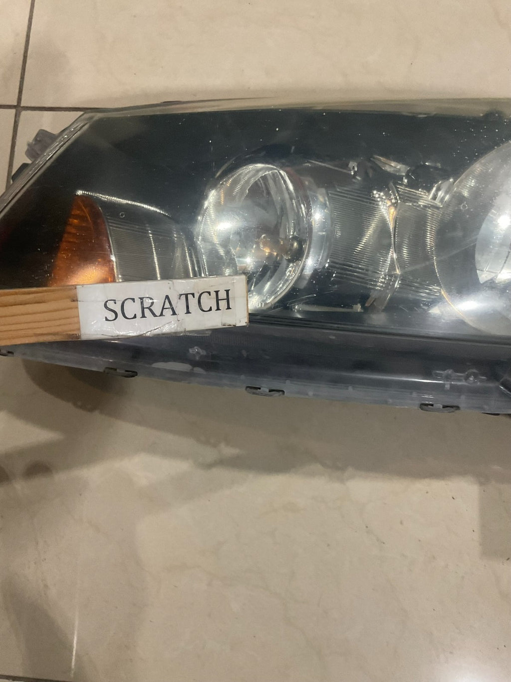Headlight Left Driver LH 2008-2012 Honda Accord CAPA