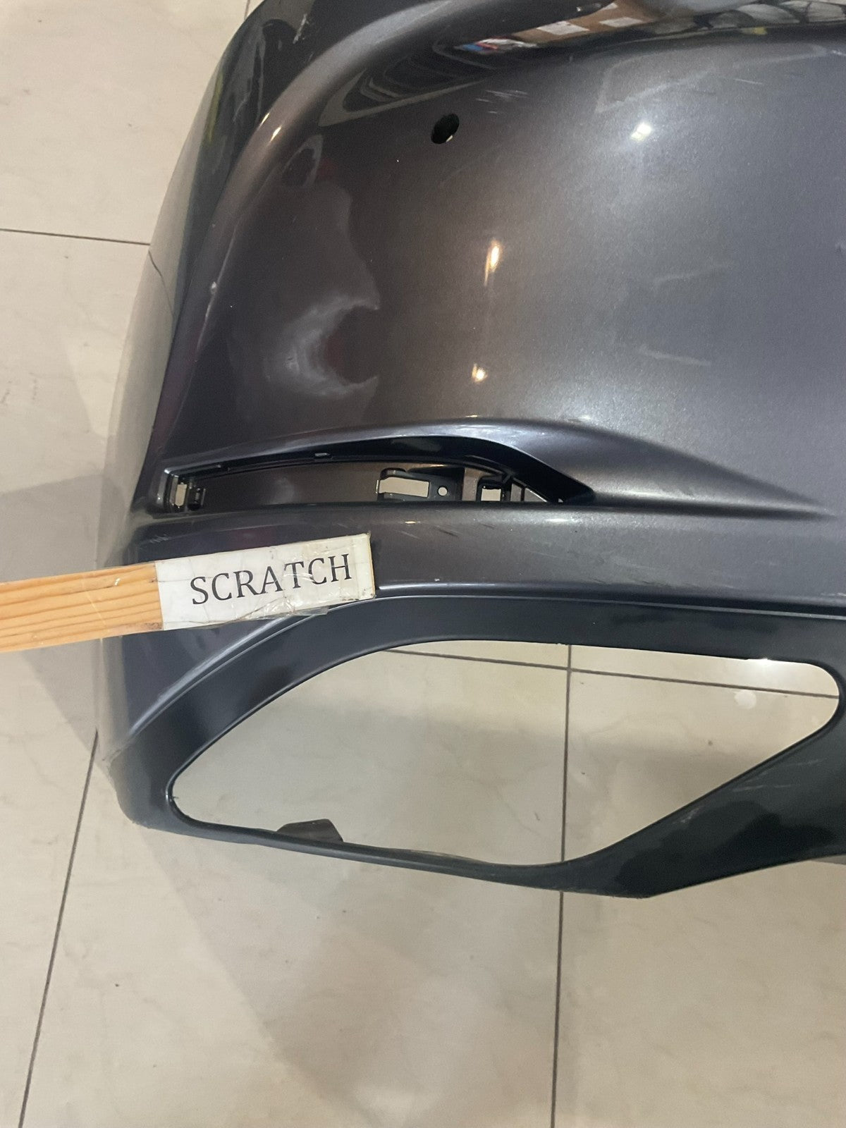 Rear Bumper Cover Grey Lexus ES350 Base Premium 2019 52159+06d40 OEM