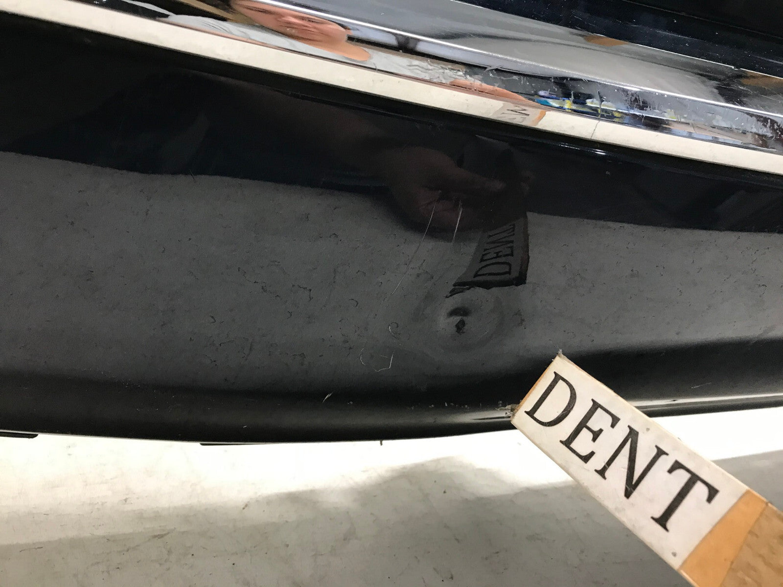 Rear Bumper Cover Dmgd Buick Enclave w/Sensor Holes Blue 2013-2017 20983441 OEM