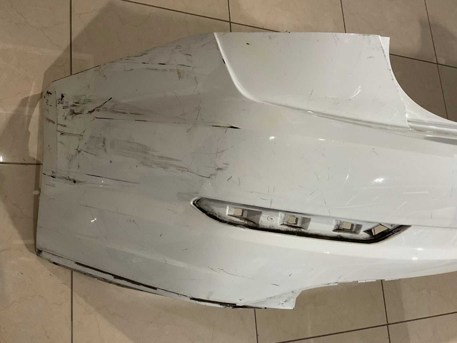 Rear Bumper Cover White 2019 2020 Volkswagen Jetta 17A+807+421 OEM
