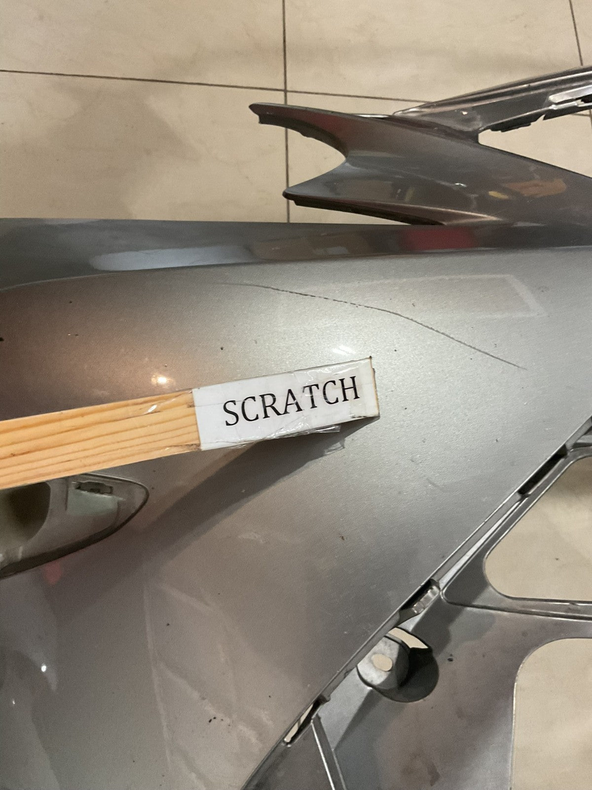 Front Bumper Cover Grey 2016-2018 Lexus ES350 CAPA