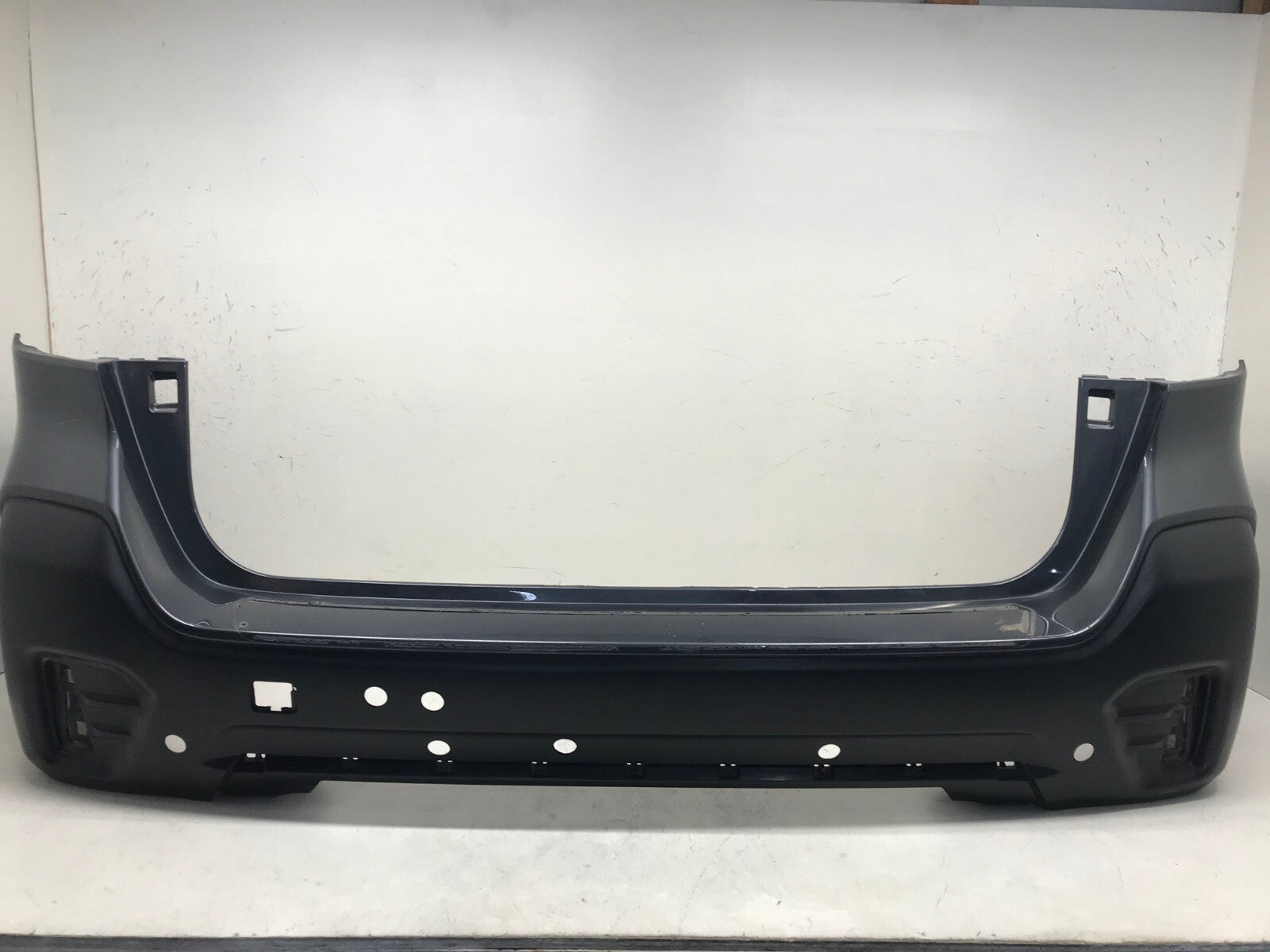Rear Bumper Cover Subaru Outback w/Sensor Holes Gray 2020 57704AN31A OEM5