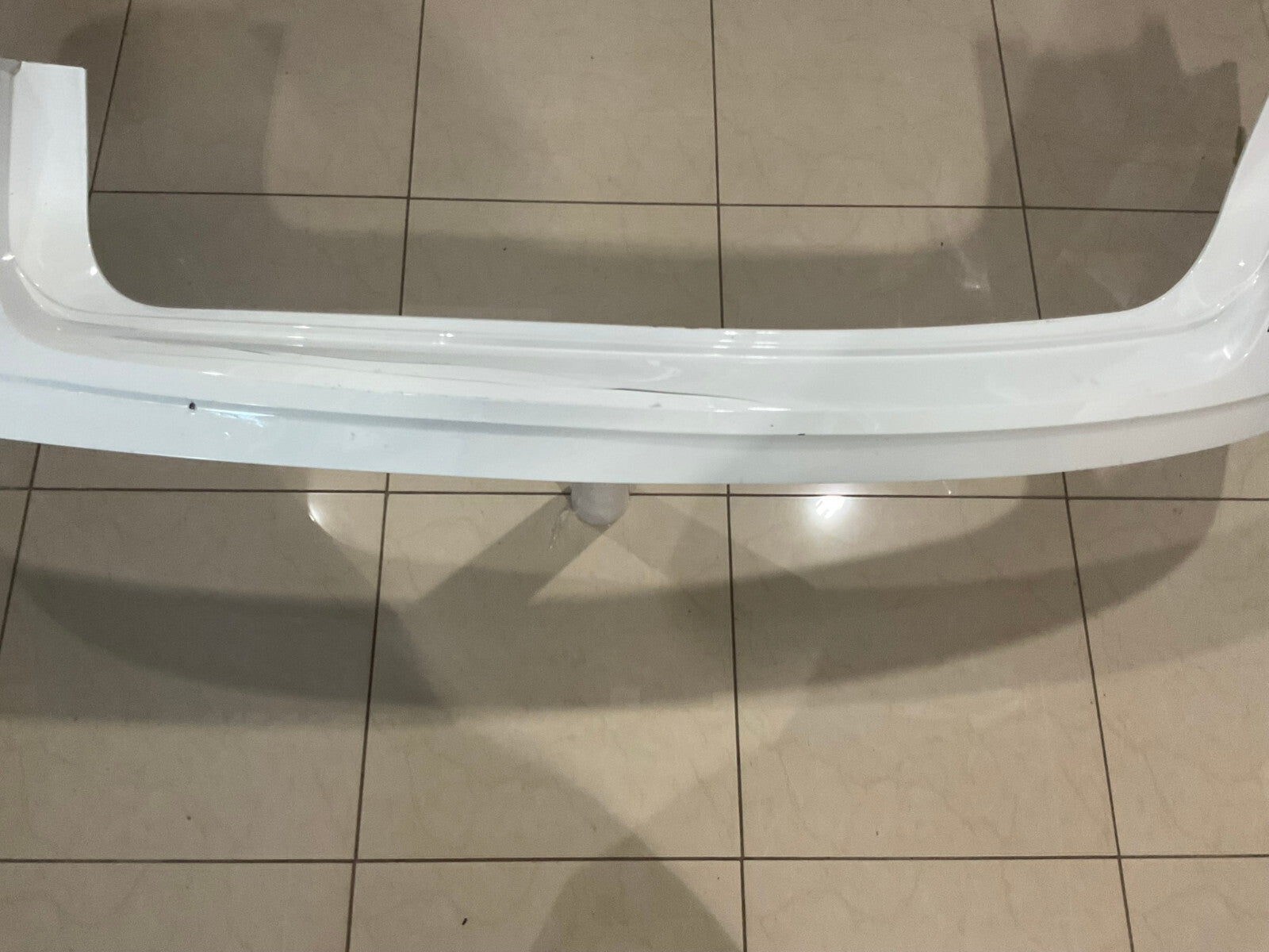 Rear Upper Bumper Cover White 2021 Volkswagen Atlas 3CN+807+421A OEM