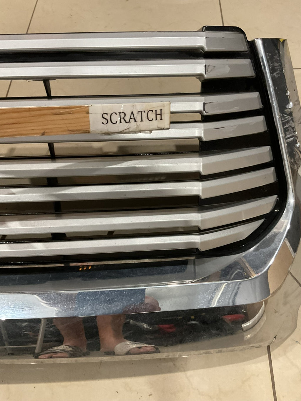 Grille Grill Silver Toyota Tundra 2014-2017 CAPA