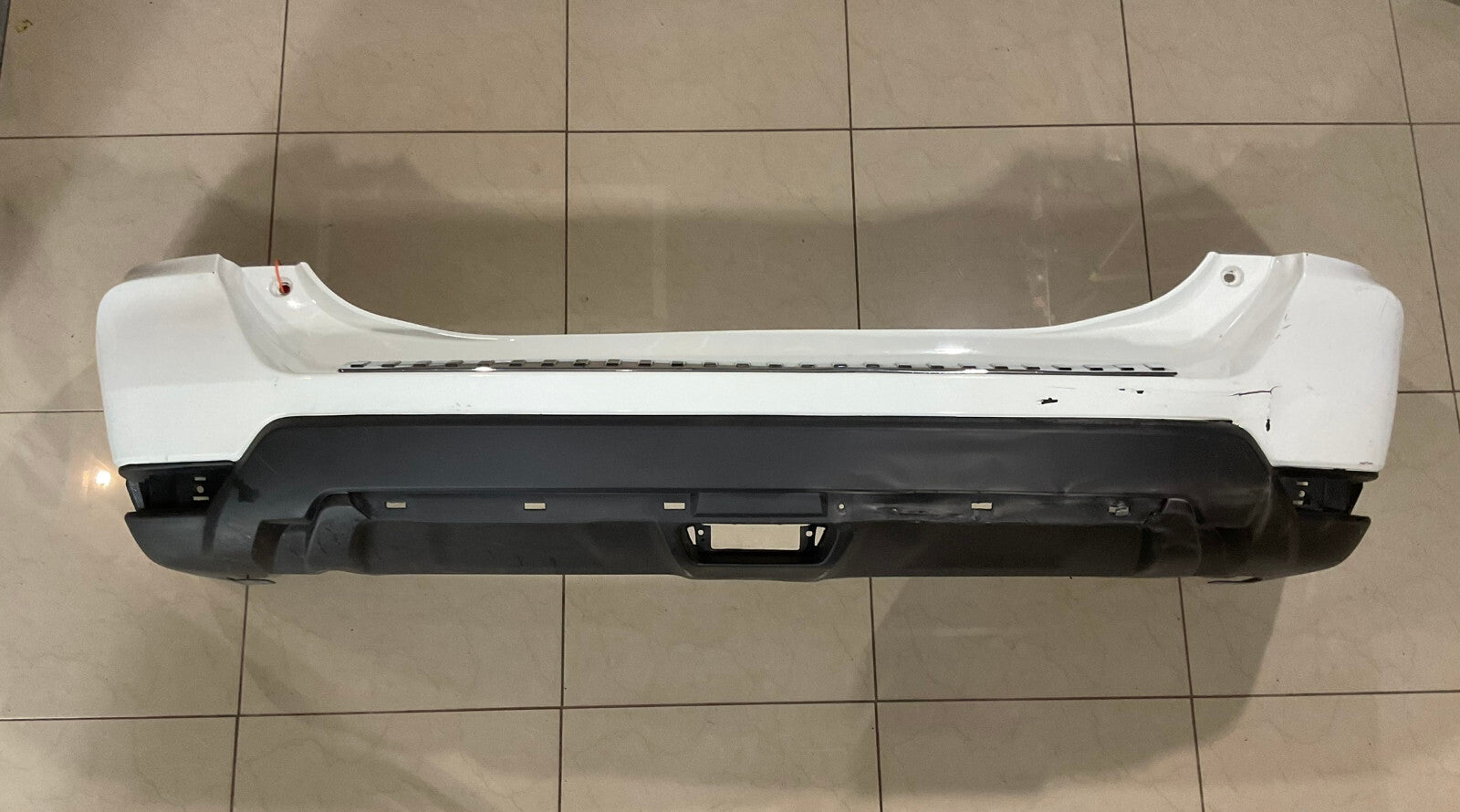 Rear Bumper Cover White 2017-2019 Nissan Rogue Sport S/SL/SV CAPA