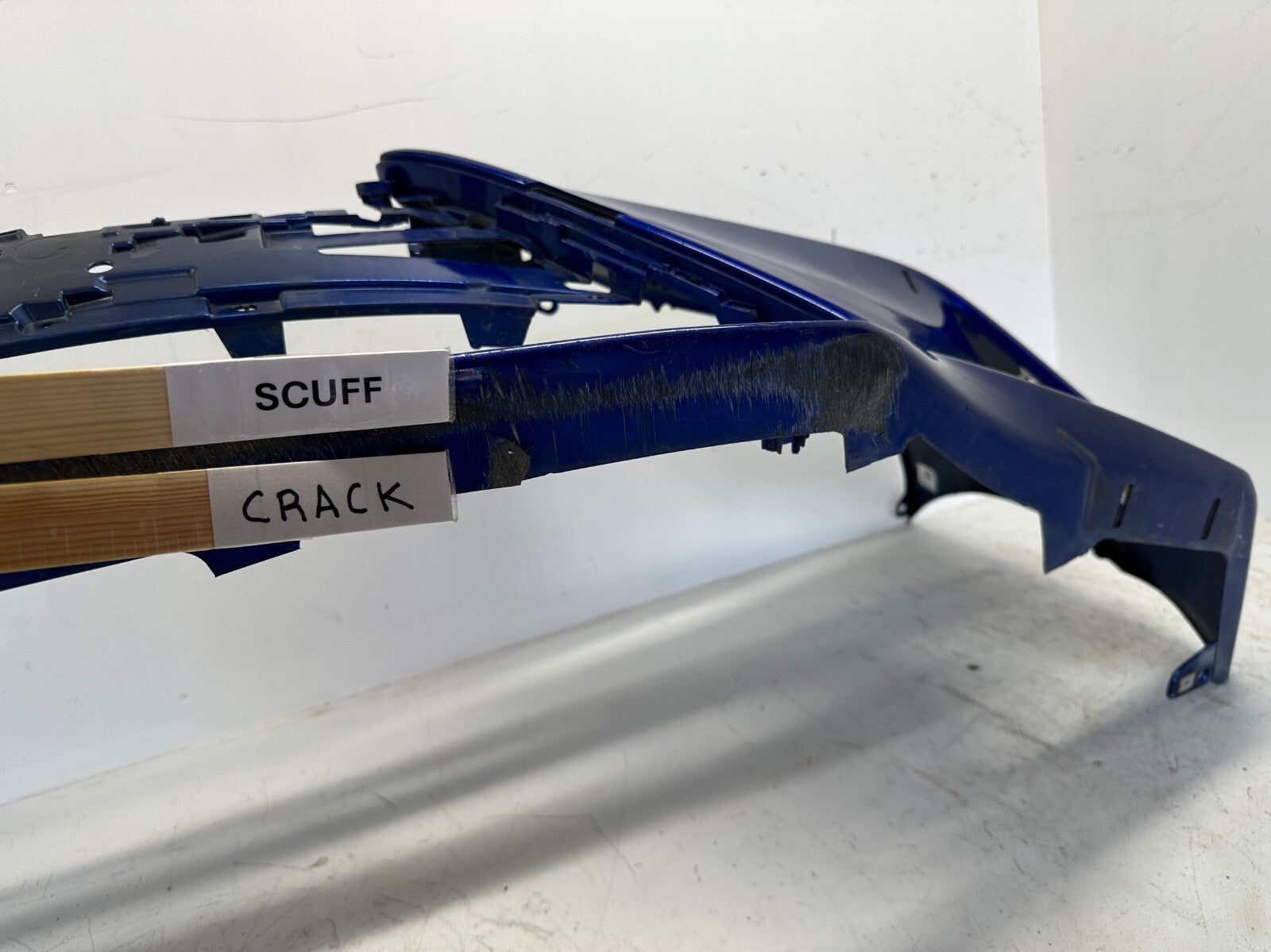 Front Bumper Cover Blue 2014-2016 Lexus IS250 W/Sensor Holes 52119-53A50 OEM