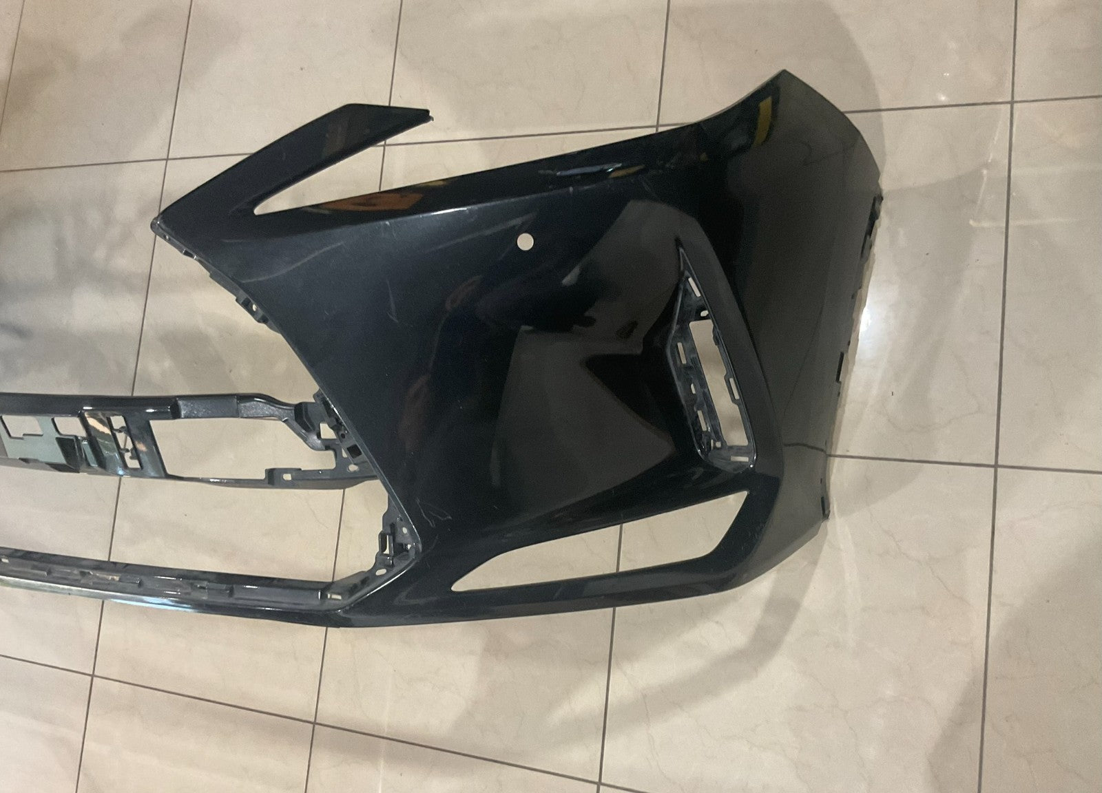 Front Bumper Cover Black 2020-2021 Lexus RX350 RX450H 52119+48590 OEM