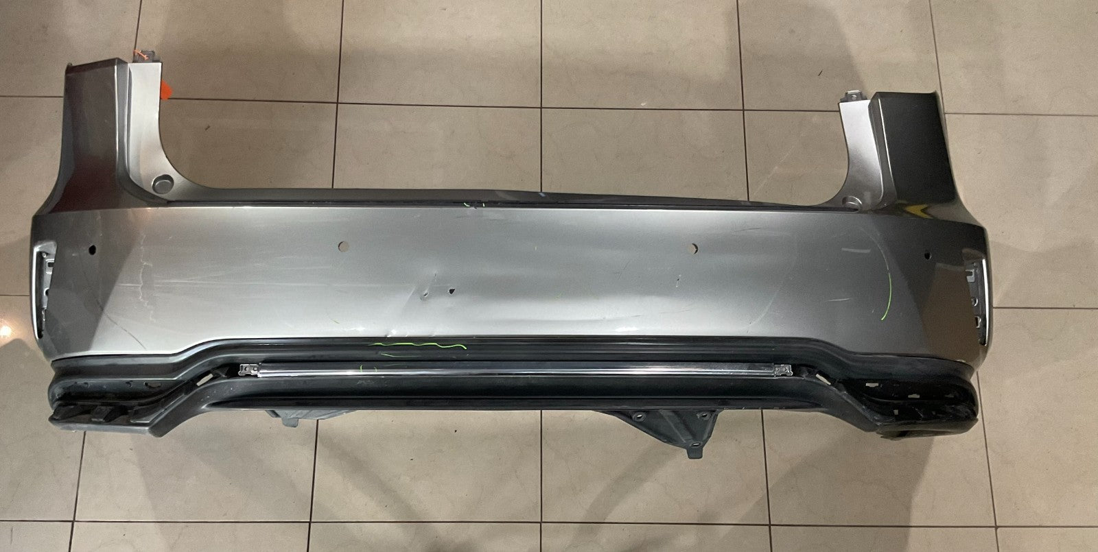 Rear Bumper Cover Silver 2016-2019 Lexus RX350 RX450H 52159+48310 OEM