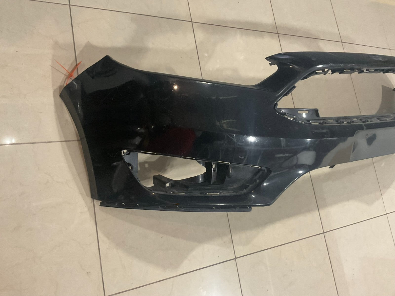 Front Bumper Cover Black 2015 2016 2017 2018 Ford Focus CAPA