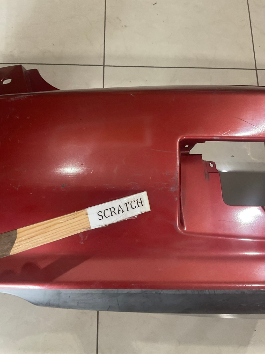 Rear Bumper Cover Red 2005-2006 Infiniti G35 Sedan 82022+AC740 OEM
