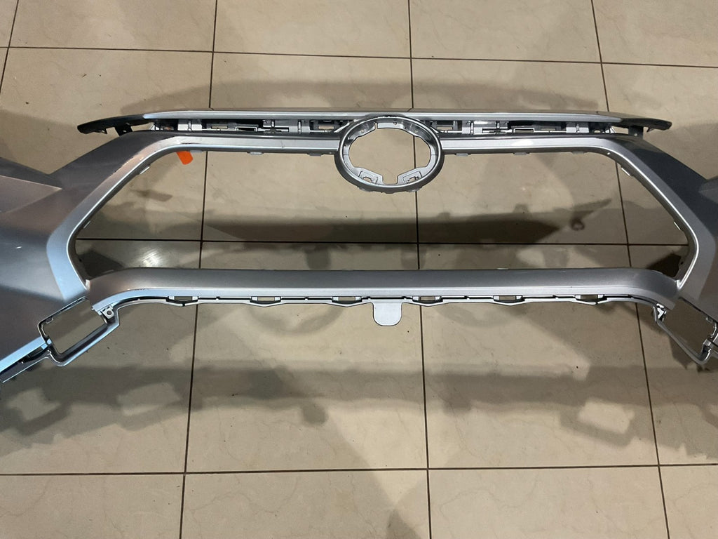 Front Bumper Cover Silver 2019-2025 Toyota RAV4 CAPA